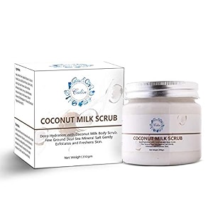 calin coconut milk body scrub 200 ml 200g