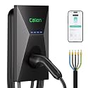 CALION 22kW EV Charger for Electric Cars (32A 3-Phase 380V, Type 2, 5M TPU Cable, IP65 Waterproof) | Smart Fast Charging Station with WiFi, Bluetooth App Control, LED Indicator &amp; 5-Year Warranty