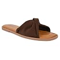 Call It Spring Women39s Black Flat sandals