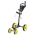 Callaway Trek Golf Push Cart 4-Wheel Compact Push Cart for Golf Clubs