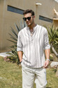 CALLIDAM Men Printed Straight Kurta