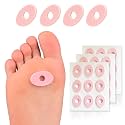 Callus Cushions, Oval Corn Pads, Foam Padding with Self-Stick Adhesive, Protects Toes, Foot and Heel from Rubbing and Friction, Pain Relief from Calluses, Corns, Blisters (90 Count, Small Size)