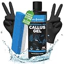 Callus Remover Gel – Professional Foot Callus Removal for Smooth Feet & Cracked Heels – Extra Strength Callus Gel with Pumice Stone – 8oz, Made in USA