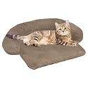 Calming Dog Bed Fluffy Plush Dog Mat for Furniture Protector with Removable Washable Cover for Large Medium Small Dogs and Cats (XS(31“x23.5”x5), Camel)