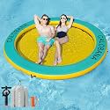 CALOBANA Water Hammock Inflatable Round Floating Ring for Adults