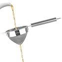 Food Grade Stainless Steel Tea Strainer/Chai Chhalni/Coffee Sieve/Tea Filter/Juice and Oil Channi with SS Double MESH- Cone Shaped (Pipe Hnadle (Cylinder), 7 cm (Small))