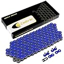 Caltric Blue Drive Chain Compatible with Yamaha Warrior 350 Yfm350X 1987-2004