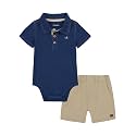 Calvin Klein baby-boys 2pc Polo Short Set