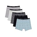 Calvin Klein Kids Boys' Modern Cotton Boxer Brief Underwear 5-Pack