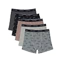 Calvin Klein Kids Boys' Modern Cotton Boxer Brief Underwear 5-Pack