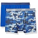 Calvin Klein Kids Boys' Performance Boxer Brief Underwear 2-Pack