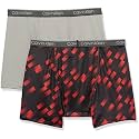 Calvin Klein Kids Boys' Performance Boxer Brief Underwear 2-Pack