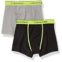 Calvin Klein Kids Boys' Performance Boxer Brief Underwear 2-Pack