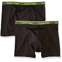 Calvin Klein Kids Boys' Performance Boxer Brief Underwear 2-Pack