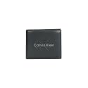 Calvin Klein Logo black leather bi fold