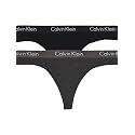 Calvin Klein Women's Motive Cotton Multipack Thong Panty