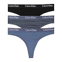 Calvin Klein Women's Motive Cotton Multipack Thong Panty