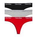 Calvin Klein Women's Motive Cotton Multipack Thong Panty