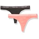 Calvin Klein Women's Motive Cotton Multipack Thong Panty