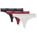 Calvin Klein Women's Motive Cotton Multipack Thong Panty