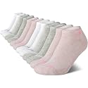 Calvin Klein Womens 12 Pack Soft Cotton Lightweight Athletic No Show Socks