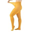 CALZITALY Plus Sizes Anti-Chafing Opaque Tights | 60 DEN | L - 4XL | Black | Italian Hosiery