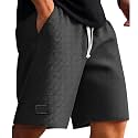 Cambkatl Loose Waffle Lounge Shorts for Men Elastic Waist Casual Summer Stretch Workout Running Shorts with Pockets