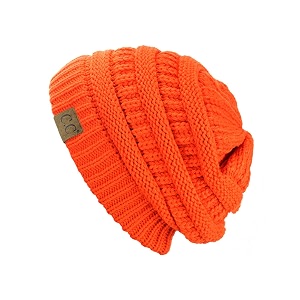 cambridge select thick slouchy knit oversized beanie cap hat