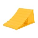 Camco 44432 Wheel Chock Without Rope, Helps Keep Your Trailer or RV in Place (Pack of 1), Yellow