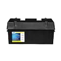 Camco Heavy Duty Double Battery Box with Straps and Hardware - Group GC2 | Safely Stores RV, Automotive, and Marine Batteries | Measures Inside 21-1/2" x 7-3/8" x 11-3/16" | (55374)