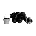 Camco RV Sewer Kit - Features Pre-Attached Fittings, a 10-Foot Sewer Hose, Translucent Sewer Elbow with 4-in-1 Adapter, and More (39551)