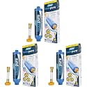 Camco Tastepure RV Water Filter - GAC & KDF Filtration - Made in the USA, 1 Filter & Hose Connector (Pack of 3)