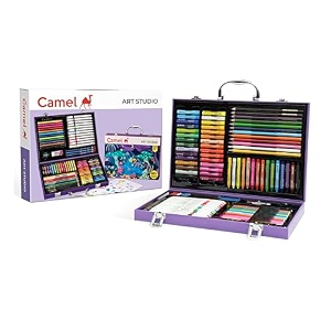camel art studio set  reusable briefcase pack