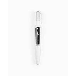 camel cover-it correction pen 5 ml - pack of 1  quick dry white correction fluid pen  fine metal tip for precise coverage  for school office amp paperwork