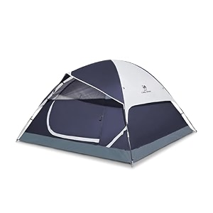 camel crown 2345 person camping dome tent waterproofspacious lightweight portable backpacking tent for outdoor campinghiking 34 person navy