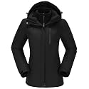 CAMEL CROWN Women's Waterproof Ski Jacket 3 in 1 Winter Coat Windbreaker Snowboard Jackets for Rain Snow Outdoor Hiking