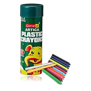 camel plastic crayons - 12 shades