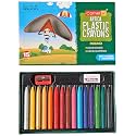 Camel Plastic Crayons – 13 Shades | Smooth & Break-Resistant | Extra-Thick Grip for Kids | Bright & Non-Toxic Colors | Ideal for Early Learning & Fun Coloring