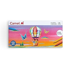 camel plastic crayons - 24 shades