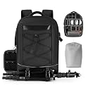 Camera Backpack 25L, Waterproof DSLR SLR Camera Bag for Photographers