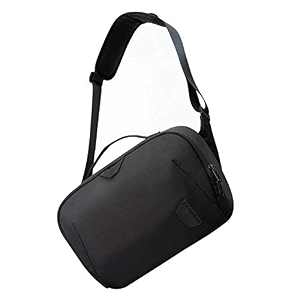camera bagbagsmart slr dslr camera sling bag purse crossbody bag with padded shoulder strap water resistant anti-theft camera shoulder bag for women menblack