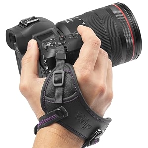 camera hand strap - rapid fire secure grip padded wrist strap stabilizer by altura photo for dslr and mirrorless cameras