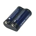 Camera Rechargeable Lithium Battery+ Charger，Compatible for Canon，for R2cr5 2CR5 EOS1 EOS3 6V(1 Black Battery)