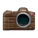 Camera Skin Compatible with Canon EOS R5C (2022) - Dark Zebra Wood - Premium 3M Vinyl Protective Wrap Decal Cover - Easy to Apply | Crafted in the USA by MightySkins