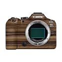 Camera Skin Compatible with Canon EOS R6 Mark III (2025) - Dark Zebra Wood - Premium 3M Vinyl Protective Wrap Decal Cover - Easy to Apply | Crafted in the USA by MightySkins