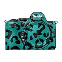 Camera Skin Compatible with Nikon Z5 II (2025) - Teal Leopard - Premium 3M Vinyl Protective Wrap Decal Cover - Easy to Apply | Crafted in the USA by MightySkins