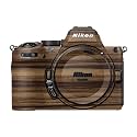 Camera Skin Compatible with Nikon Z5 II (2025) - Dark Zebra Wood - Premium 3M Vinyl Protective Wrap Decal Cover - Easy to Apply | Crafted in the USA by MightySkins
