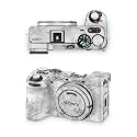 Camera Skin Compatible with Sony A6700 Mirrorless Camera (2023) - Viper Snow - Premium 3M Vinyl Protective Wrap Decal Cover - Easy to Apply | Crafted in the USA by MightySkins