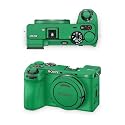 Camera Skin Compatible with Sony A6700 Mirrorless Camera (2023) - Solid Green - Premium 3M Vinyl Protective Wrap Decal Cover - Easy to Apply | Crafted in the USA by MightySkins
