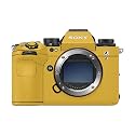 Camera Skin Compatible with Sony Alpha 9 III (2024) - Solid Marigold - Premium 3M Vinyl Protective Wrap Decal Cover - Easy to Apply | Crafted in the USA by MightySkins
